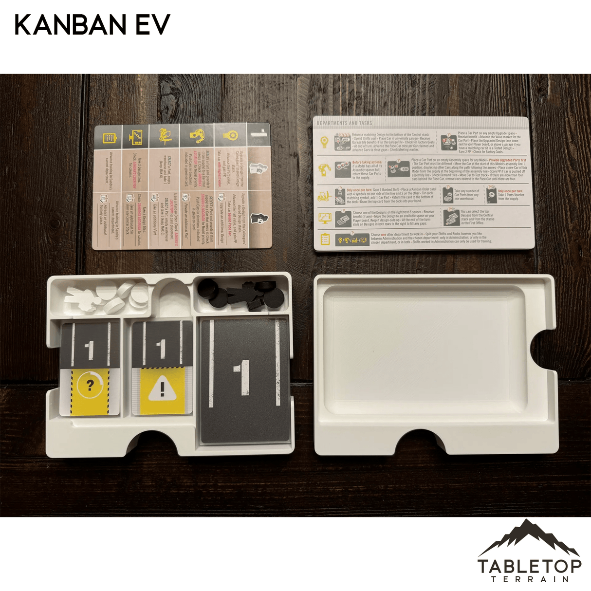 Tabletop Terrain Board Game Insert Kanban EV Board Game Insert / Organizer