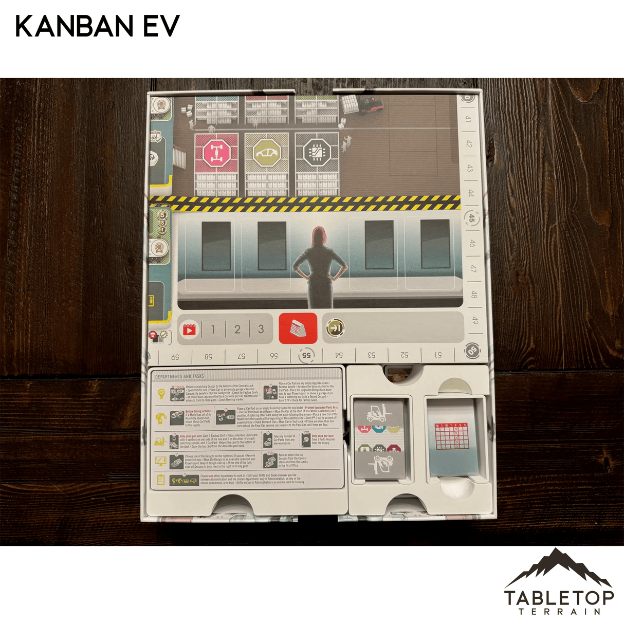 Tabletop Terrain Board Game Insert Kanban EV Board Game Insert / Organizer