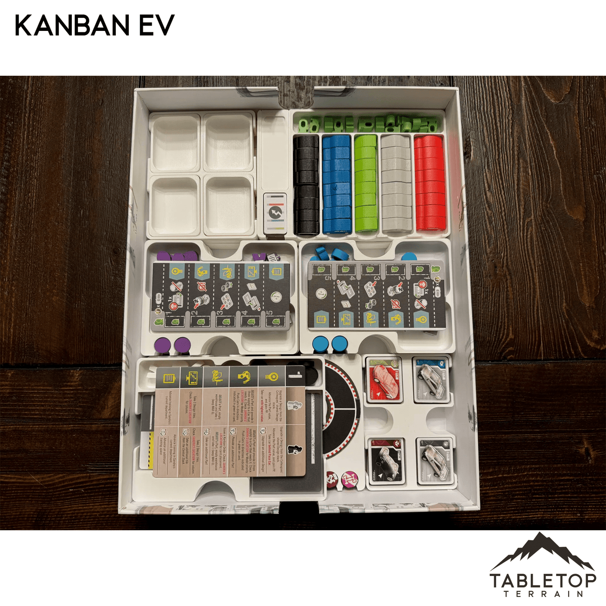 Tabletop Terrain Board Game Insert Kanban EV Board Game Insert / Organizer