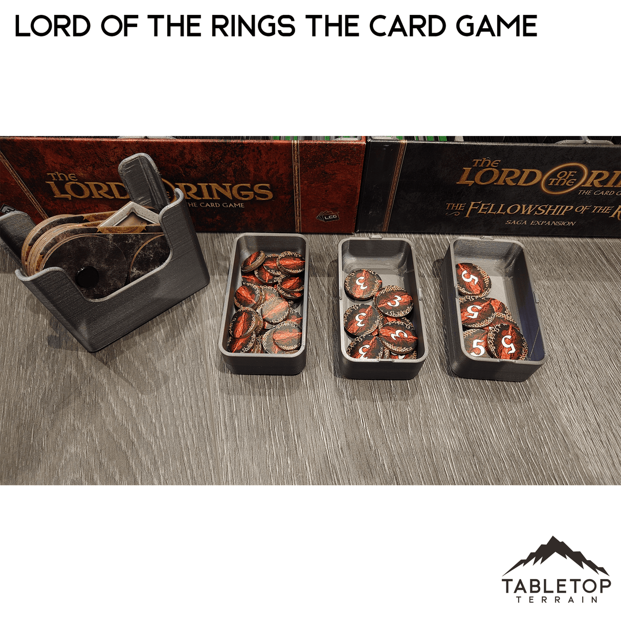 Tabletop Terrain Board Game Insert Lord of the Rings - The Card Game (Revised Edition) Board Game Insert / Organizer