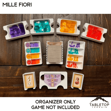 Tabletop Terrain Board Game Insert Mille Fiori Board Game Insert / Organizer