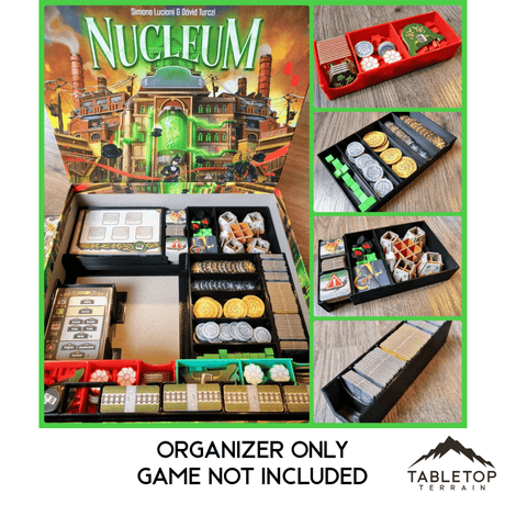 Tabletop Terrain Board Game Insert Nucleum + Promos Board Game Insert / Organizer