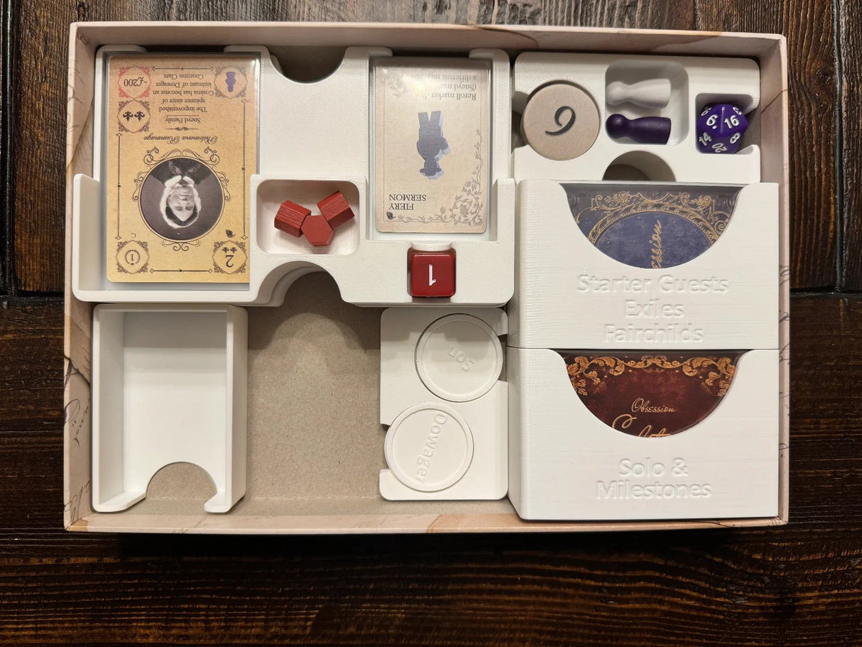 Tabletop Terrain Board Game Insert Obsession with Expansions Board Game Insert / Organizer