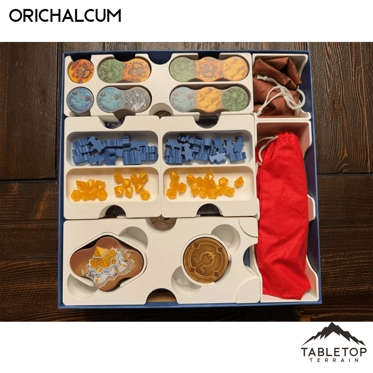 Tabletop Terrain Board Game Insert Orichalcum Board Game Insert / Organizer