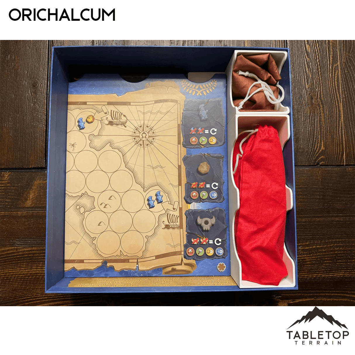 Tabletop Terrain Board Game Insert Orichalcum Board Game Insert / Organizer