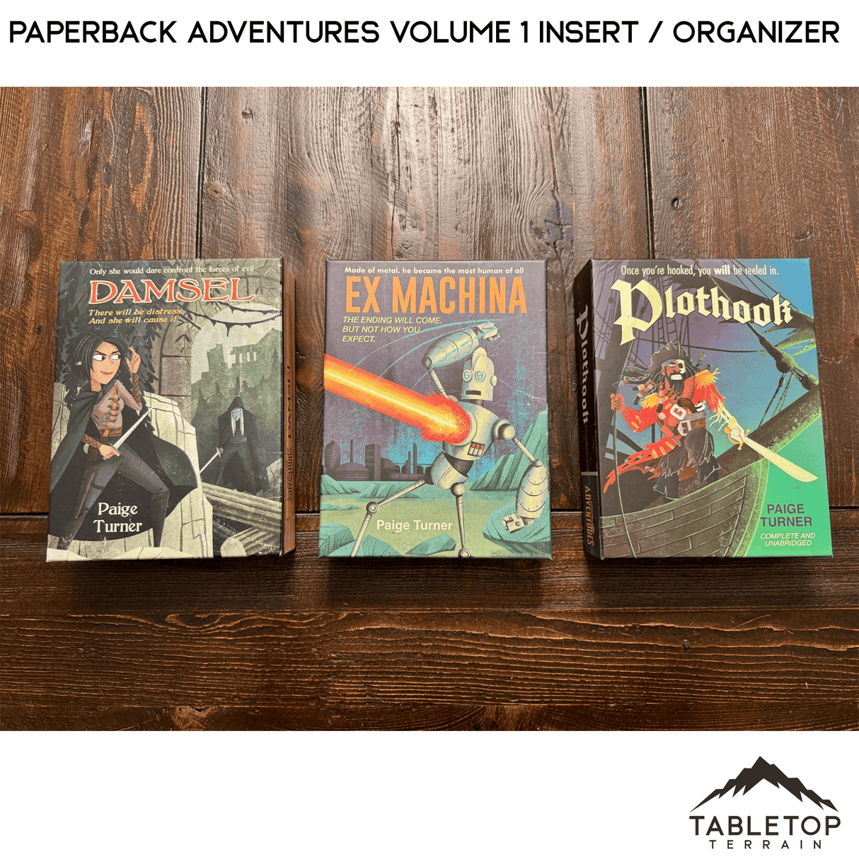 Tabletop Terrain Board Game Insert Paperback Adventures Volume 1 Insert / Organizer