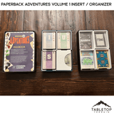 Tabletop Terrain Board Game Insert Paperback Adventures Volume 1 Insert / Organizer