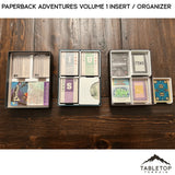 Tabletop Terrain Board Game Insert Paperback Adventures Volume 1 Insert / Organizer