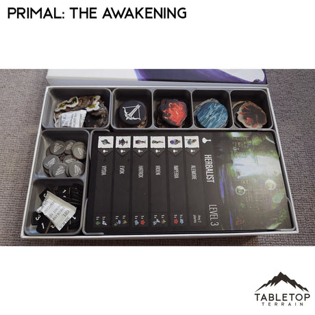 Tabletop Terrain Board Game Insert Primal: The Awakening Board Game Insert / Organizer