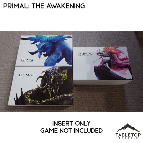 Tabletop Terrain Board Game Insert Primal: The Awakening Board Game Insert / Organizer