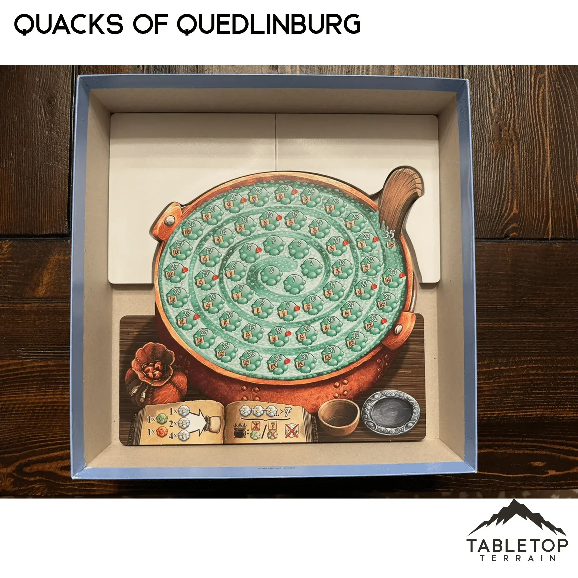 Quacks of Quedlinburg and Expansions Board Game Insert / Organizer –  Tabletop Terrain