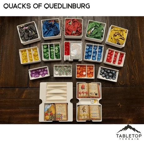 Tabletop Terrain Board Game Insert Quacks of Quedlinburg and Expansions Board Game Insert / Organizer