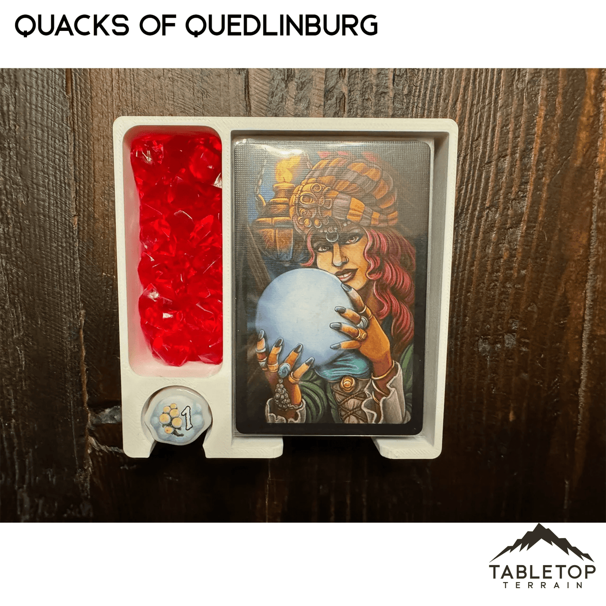 Tabletop Terrain Board Game Insert Quacks of Quedlinburg and Expansions Board Game Insert / Organizer