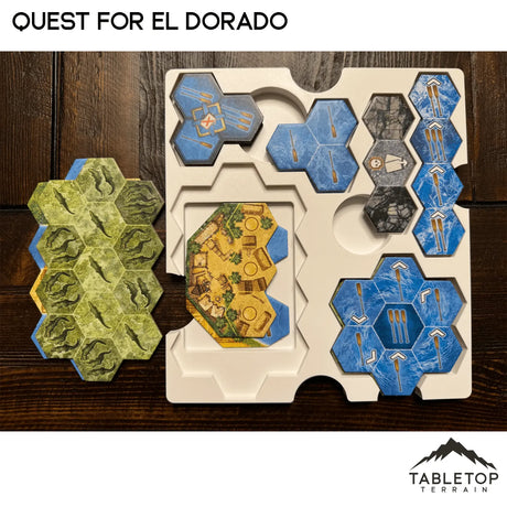 Tabletop Terrain Board Game Insert Quest for El Dorado (Lautapelit) Board Game Insert / Organizer