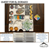 Tabletop Terrain Board Game Insert Quest for El Dorado (Lautapelit) Board Game Insert / Organizer
