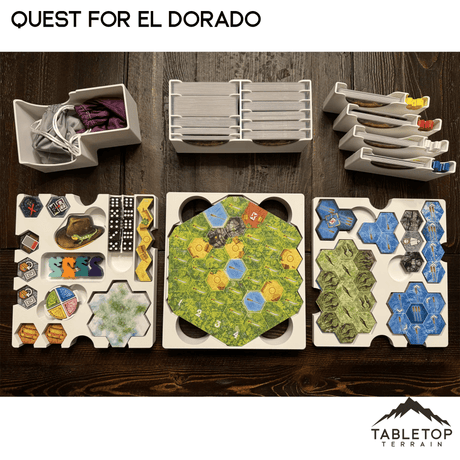 Tabletop Terrain Board Game Insert Quest for El Dorado (Lautapelit) Board Game Insert / Organizer