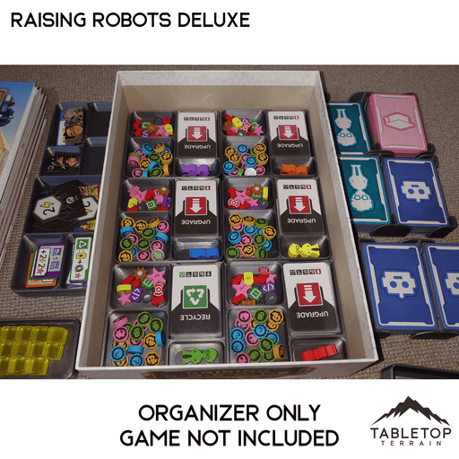 Tabletop Terrain Board Game Insert Raising Robots Deluxe Board Game Insert / Organizer
