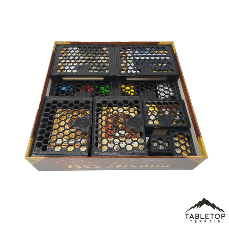 Tabletop Terrain Board Game Insert Res Arcana with Expansions 1+2 Board Game Insert / Organizer