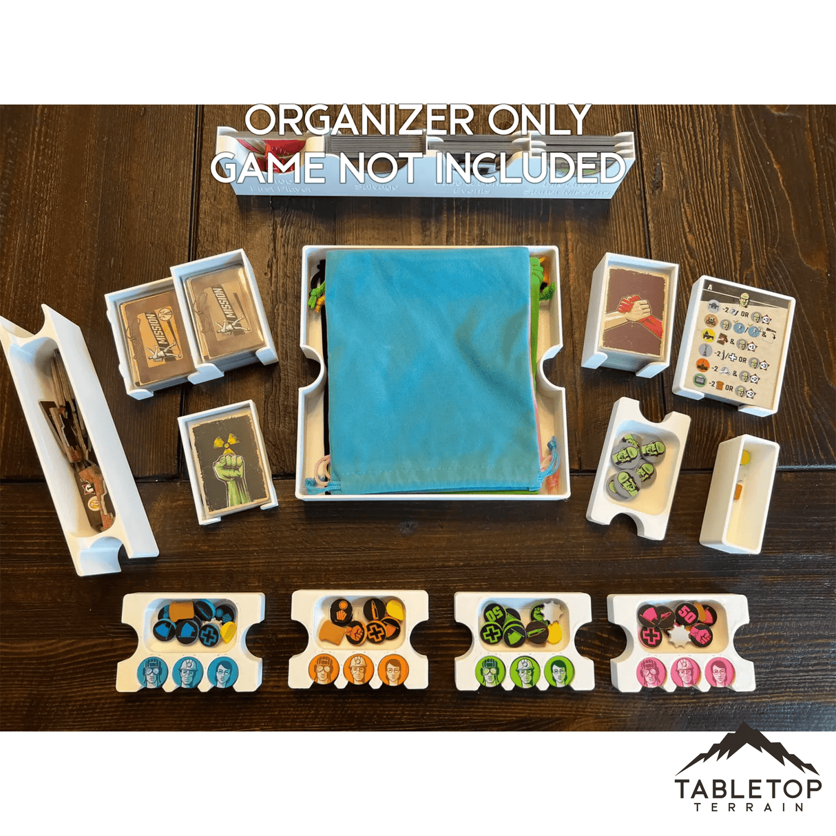 Tabletop Terrain Board Game Insert Resurgence Board Game Insert / Organizer