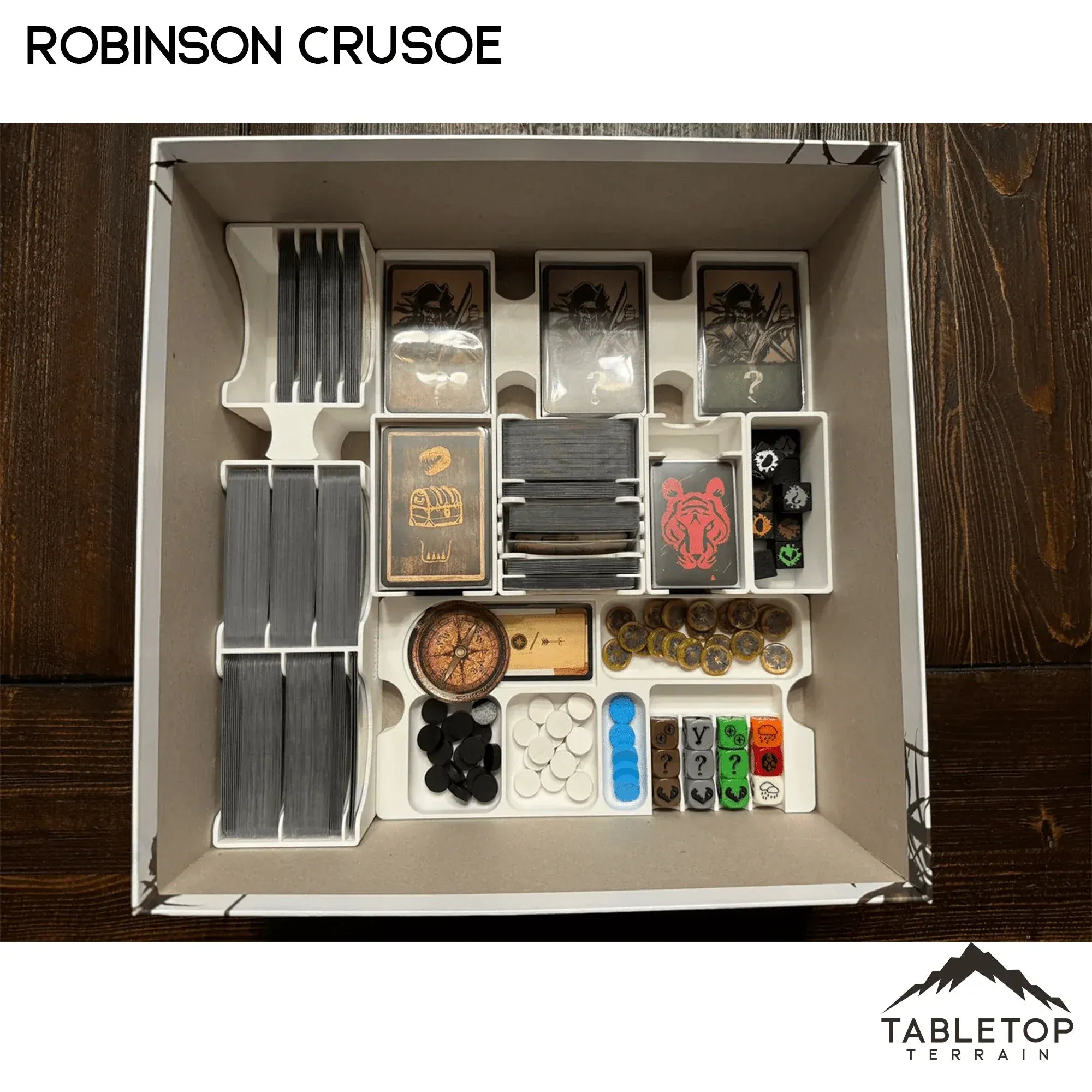 Robinson Crusoe Gamefound Collector's Edition Board Game Insert / Orga – Tabletop Terrain