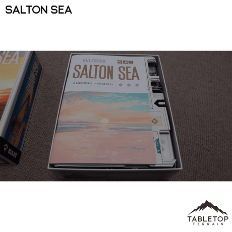 Tabletop Terrain Board Game Insert Salton Sea Board Game Insert / Organizer