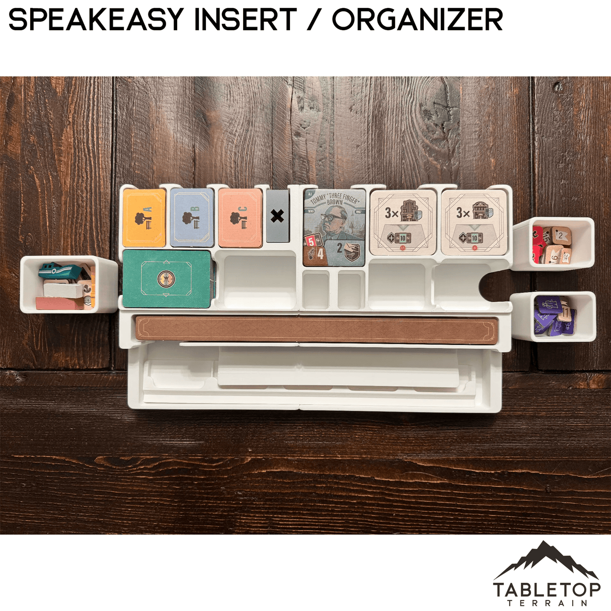 Tabletop Terrain Board Game Insert Speakeasy Insert / Organizer