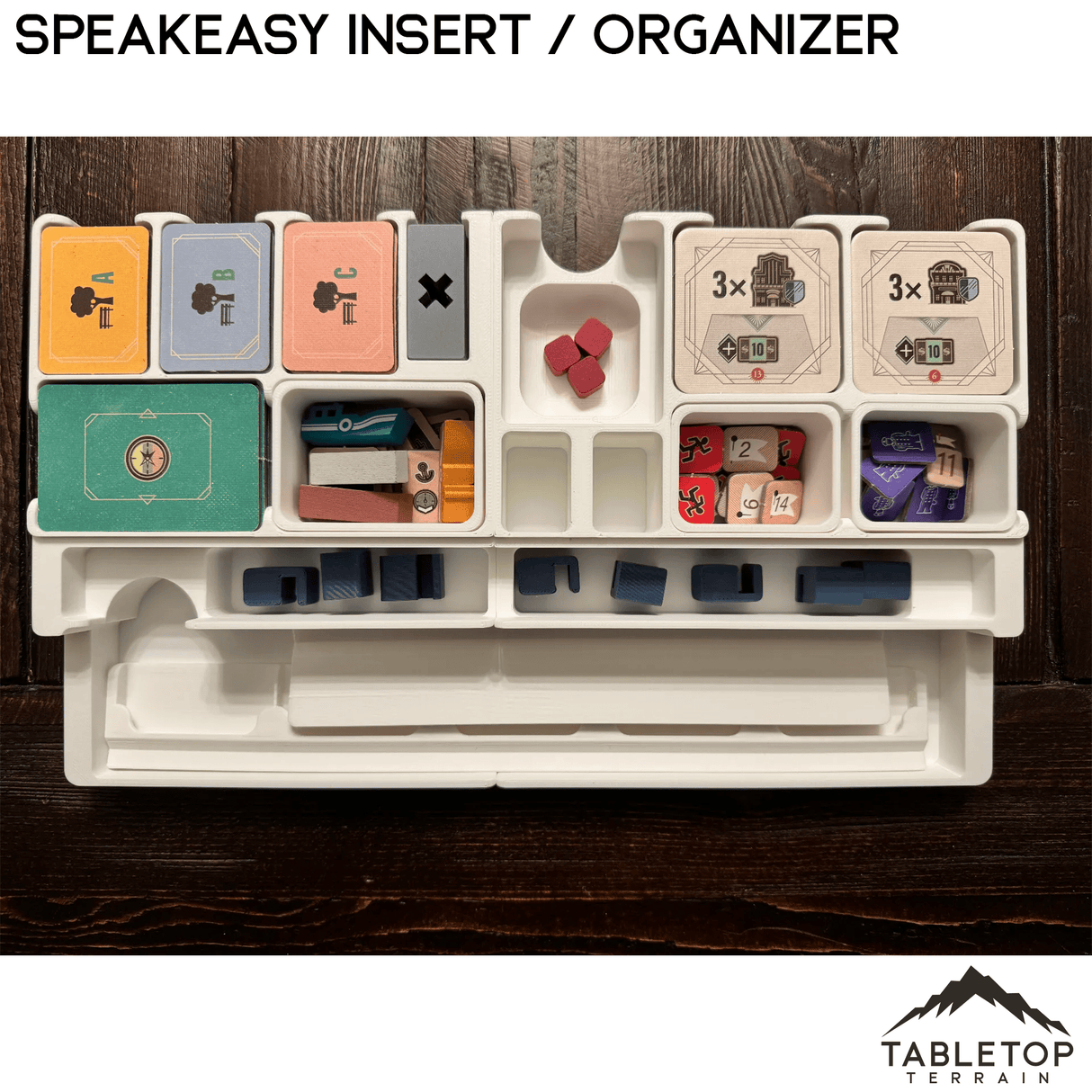 Tabletop Terrain Board Game Insert Speakeasy Insert / Organizer