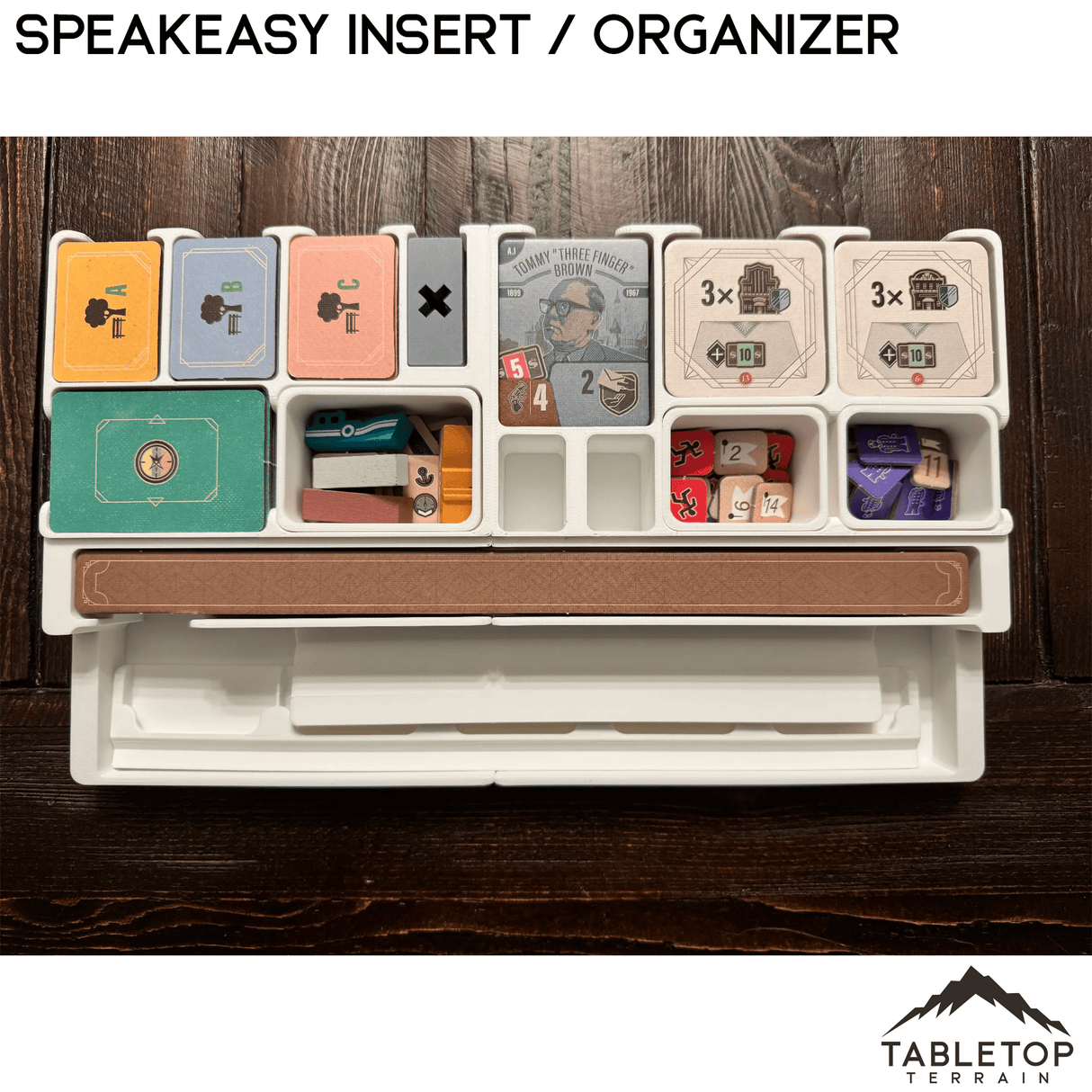 Tabletop Terrain Board Game Insert Speakeasy Insert / Organizer