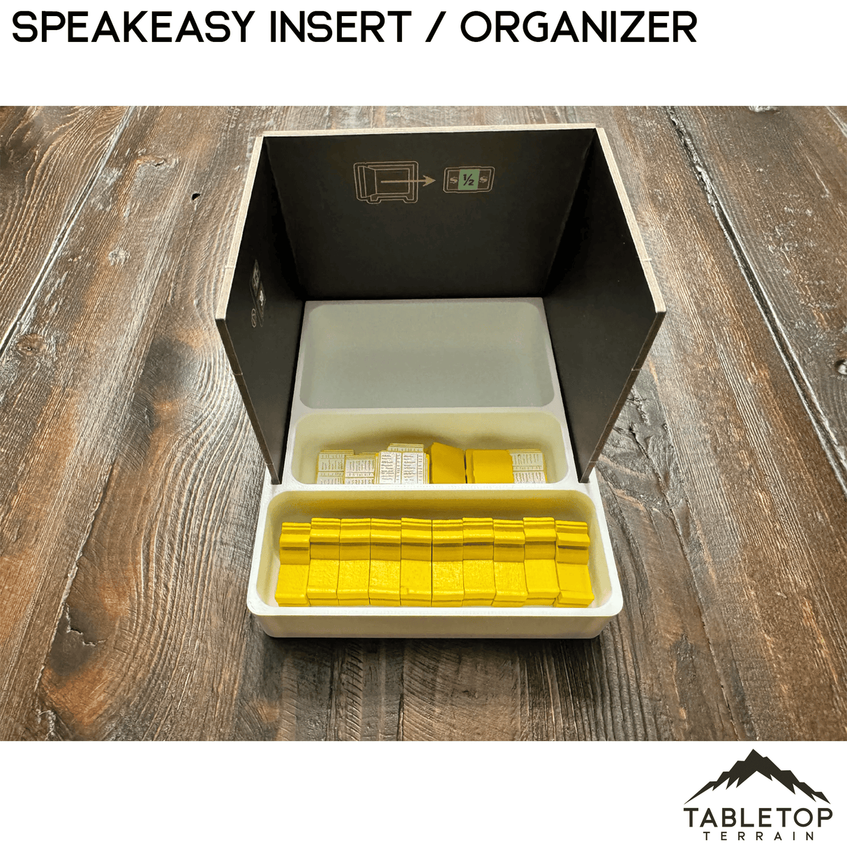Tabletop Terrain Board Game Insert Speakeasy Insert / Organizer