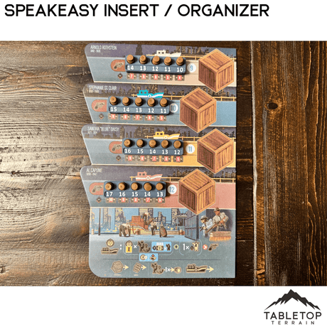 Tabletop Terrain Board Game Insert Speakeasy Insert / Organizer
