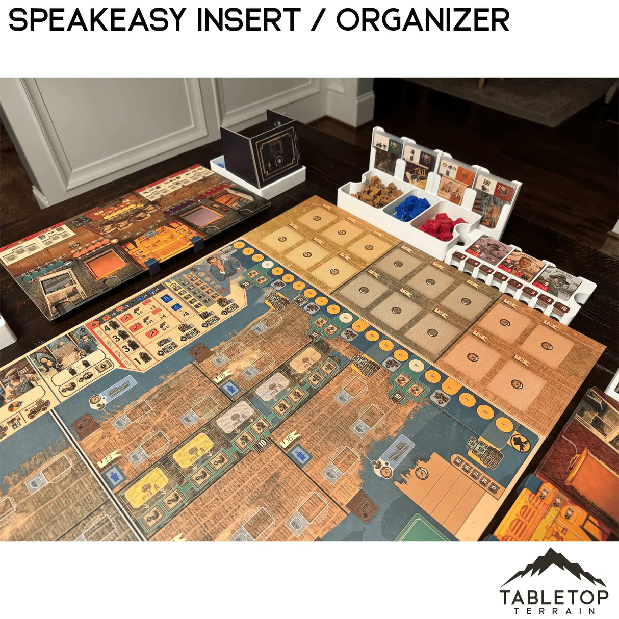 Tabletop Terrain Board Game Insert Speakeasy Insert / Organizer