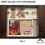 Tabletop Terrain Board Game Insert Spirit Island Organizer for Content Through Nature Incarnate Insert / Organizer