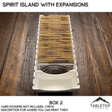 Tabletop Terrain Board Game Insert Spirit Island Organizer for Content Through Nature Incarnate Insert / Organizer