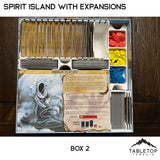 Tabletop Terrain Board Game Insert Spirit Island Organizer for Content Through Nature Incarnate Insert / Organizer