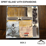 Tabletop Terrain Board Game Insert Spirit Island Organizer for Content Through Nature Incarnate Insert / Organizer