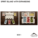 Tabletop Terrain Board Game Insert Spirit Island Organizer with all Expansions through Nature Incarnate Board Game Insert / Organizer