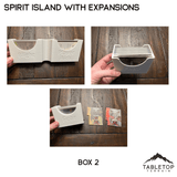 Tabletop Terrain Board Game Insert Spirit Island Organizer with all Expansions through Nature Incarnate Board Game Insert / Organizer