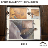 Tabletop Terrain Board Game Insert Spirit Island Organizer with all Expansions through Nature Incarnate Board Game Insert / Organizer