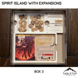 Tabletop Terrain Board Game Insert Spirit Island Organizer with all Expansions through Nature Incarnate Board Game Insert / Organizer