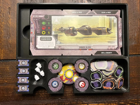Tabletop Terrain Board Game Insert Star Wars Outer Rim with Unfinished Business Board Game Insert / Organizer