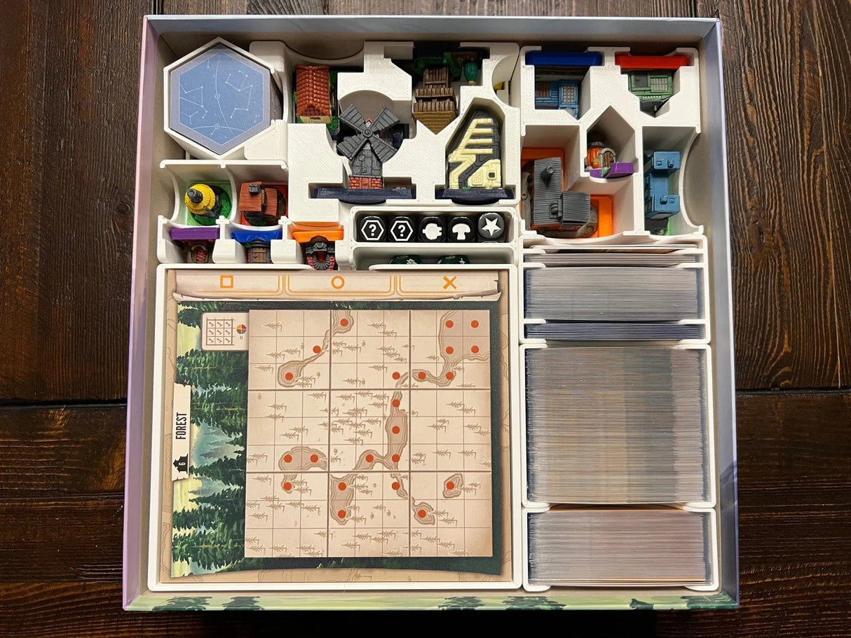 Tabletop Terrain Board Game Insert Tapestry with All 3 Expansions Board Game Insert / Organizer