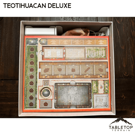 Tabletop Terrain Board Game Insert Teotihuacan Deluxe Master Set Board Game Insert / Organizer