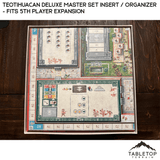 Tabletop Terrain Board Game Insert Teotihuacan Deluxe Master Set Insert / Organizer - Fits 5th Player Expansion