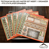 Tabletop Terrain Board Game Insert Teotihuacan Deluxe Master Set Insert / Organizer - Fits 5th Player Expansion
