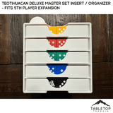 Tabletop Terrain Board Game Insert Teotihuacan Deluxe Master Set Insert / Organizer - Fits 5th Player Expansion