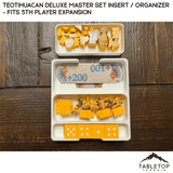 Tabletop Terrain Board Game Insert Teotihuacan Deluxe Master Set Insert / Organizer - Fits 5th Player Expansion