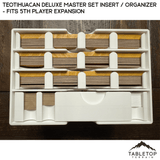 Tabletop Terrain Board Game Insert Teotihuacan Deluxe Master Set Insert / Organizer - Fits 5th Player Expansion
