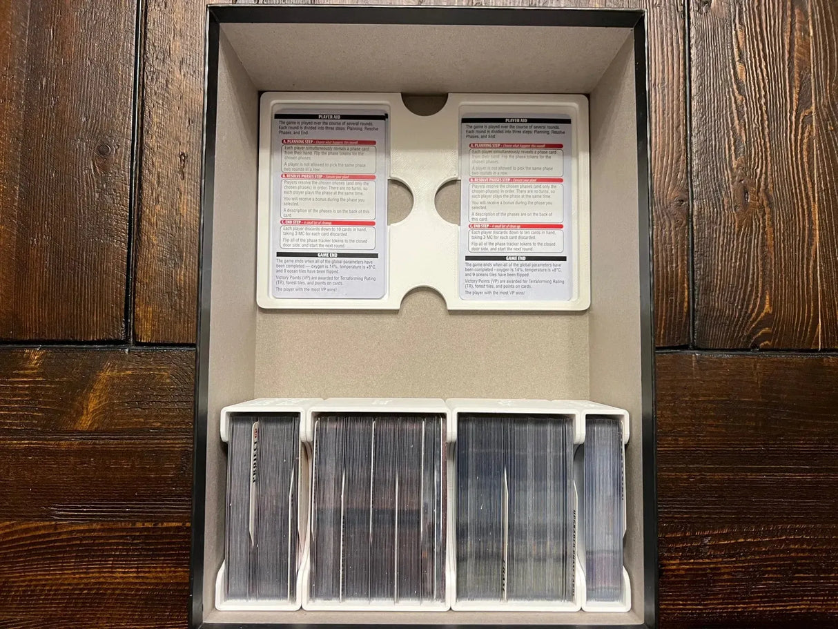 Tabletop Terrain Board Game Insert Terraforming Mars Ares Expedition + Expansions Board Game Insert / Organizer