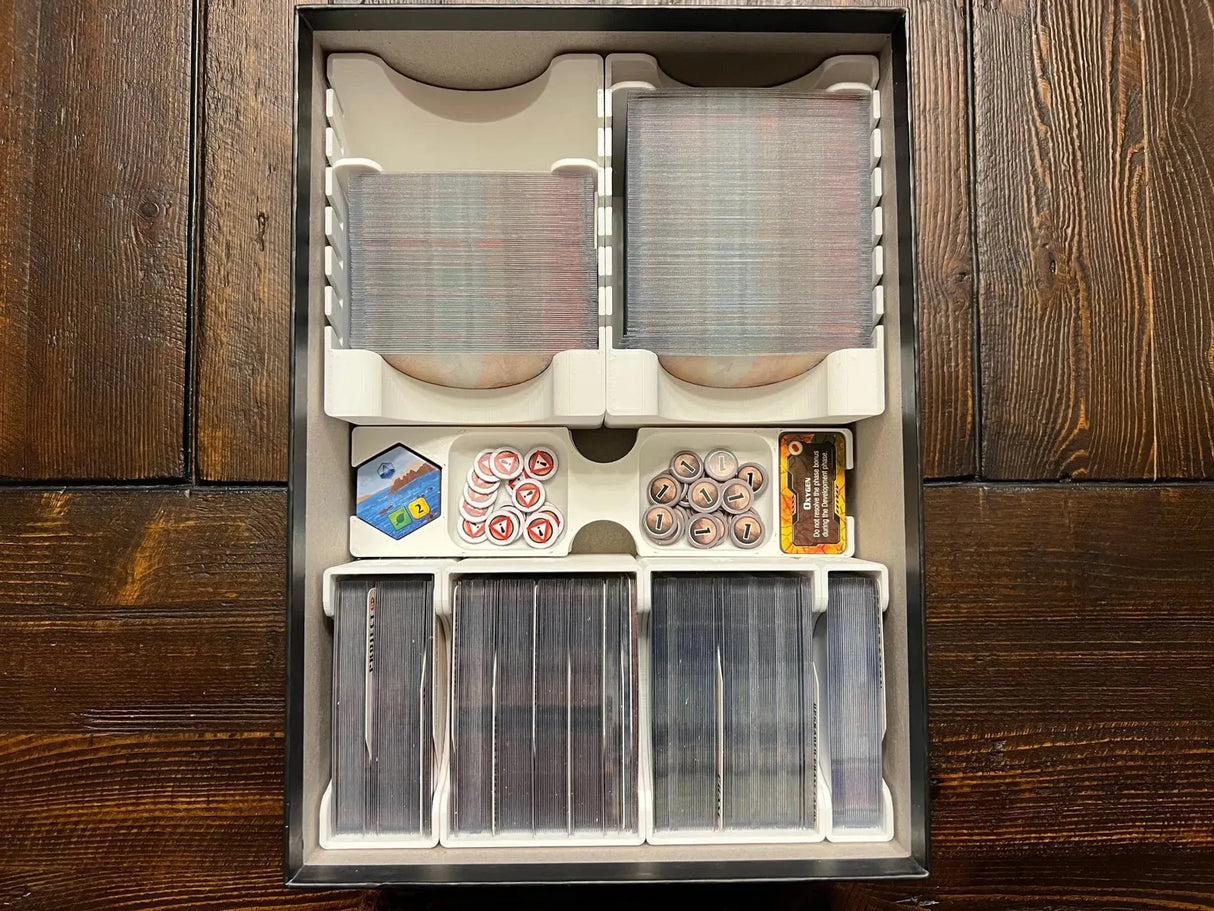 Tabletop Terrain Board Game Insert Terraforming Mars Ares Expedition + Expansions Board Game Insert / Organizer