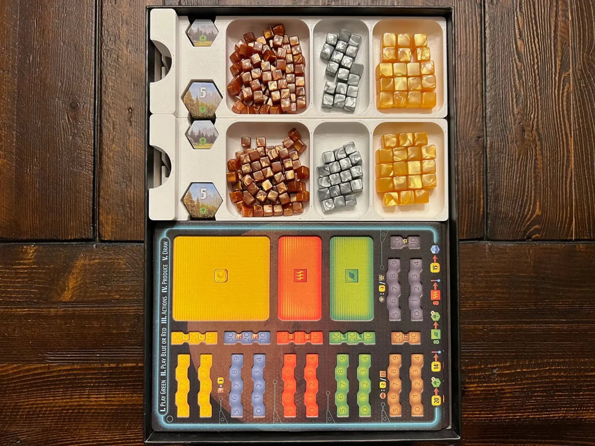 Tabletop Terrain Board Game Insert Terraforming Mars Ares Expedition + Expansions Board Game Insert / Organizer